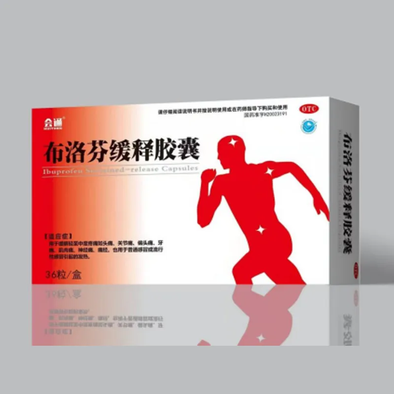 Капсулы «Хуэйтун» с пролонгированным высвобождением ибупрофена, 36 капсул​.1